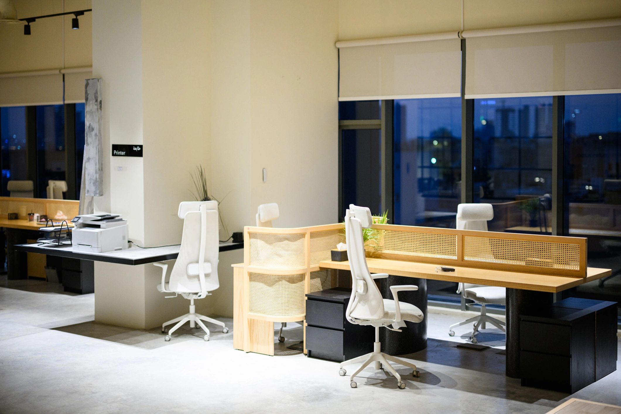 Modern business consulting office interior